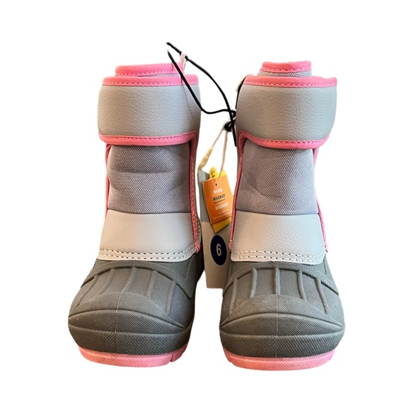 Girls Lenny waterproof winter boots by Cat & Jack. - Picture 3 of 9